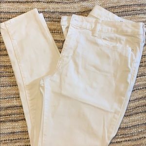 White ANA ankle length jeggings